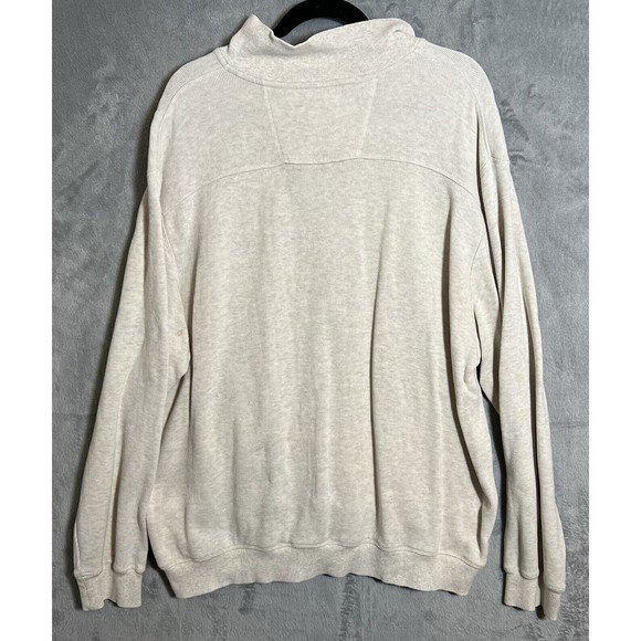 Timberland Sweater Adult XXL White Full Zip Outdoors Mens Long Sleeve - Picture 9 of 12